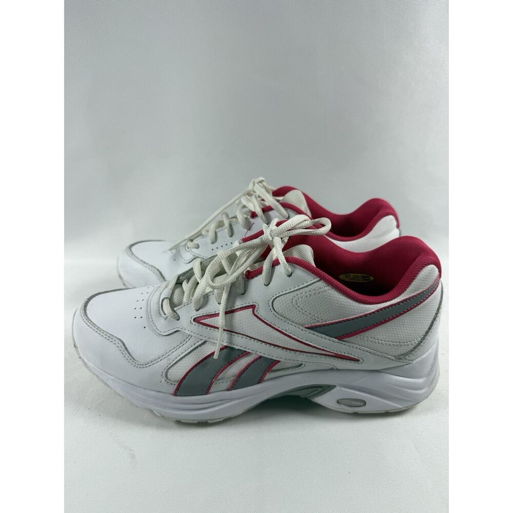 Reebok DMX Max Womens Size 9 White Pink Walking Running Comfort Shoes